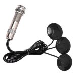 Micro guitare pi�zo contact micro micro 3 transducteur syst�me de micro pour acoustique 6. 35mm (noir) ...