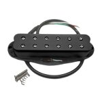 Micro guitare simple double bobinage, faible bruit et haut rendement, noir