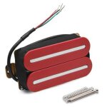 Micros humbucker a double rail chaud a manche a haut rendement rouge
