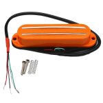 Micros, humbuckers de guitare electrique a six cordes, orange Micros, humbuckers de guitare electrique a six cordes, orange