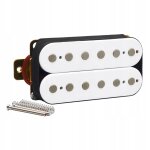 Micro manche et chevalet pour guitare electrique 2 pices, double bobinage, rouge