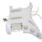 Micros pickguard guitare electrique charg� pr�c�bl� scratchplate assembly 11 trou ssh