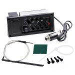 Micro pizo egaliseur egaliseur 4 bandes pour eq - 7545r - ampli guitare acoustique prampli amplificateur ...