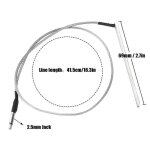 Micro piézo haute sensibilité sous la selle 1pc avec prise jack 2, 5 mm pour guitare acoustique Micro piézo haute sensibilité sous la selle 1pc avec prise jack 2, 5 mm pour guitare acoustique