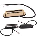 Micro a rails chauds pour guitare st ferrite, mini humbucker pour stratocaster, accessoires de musique ... Micro a rails chauds pour guitare st ferrite, mini humbucker pour stratocaster, accessoires de musique ...