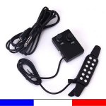 Micro rosace avec rglages (tonalit & volume) microphone rosette pour guitare acoustique / folk / classique ...