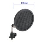 Micro rotatif avec filtre anti - pop, accessoire professionnel pour studio, radiodiffusion, enregistrement, ...