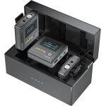 Micro sans fil cravate, iray dw30 2, 4 ghz systme de microphone transmission 100m, lavalier wireless ...
