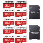 Micro sd 32 go carte sd lot de 10 uhs - i vitesse jusqu'a 85 m / s, tf micro sdhc, t - flash classe 10, ...