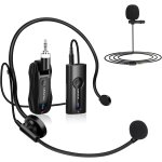 Micro serre - tête et cravate sans fil 2. 4g, microphone lavalier sans fil, compact et portable pour ... Micro serre - tête et cravate sans fil 2. 4g, microphone lavalier sans fil, compact et portable pour ...