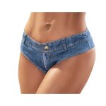 Micro short imitation jean - mal105cha - bleu couleur : bleu taille : m