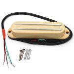 Micros a simple bobinage humbuckers jaunes pour guitare electrique Micros a simple bobinage humbuckers jaunes pour guitare electrique