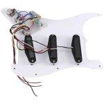 Micro a simple bobinage sss guitare electrique charg� pr�c�bl� pickguard scratch plate strat 11 trous ...