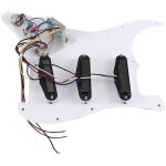 Micro a simple bobinage sss guitare electrique charg�e pr�c�bl�e pickguard scratch plate strat 11 trous ...