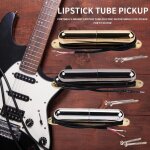 Micro  tube de rouge  lvres en v magntique, bobine simple pour guitare lectrique st, pour l'entretien ...