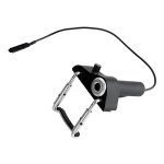 Micro de violon portable piezo violin pickup cv - 19 avec support jack externe pour ukull