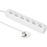 Microconnect 6 - way schuko socket 5m white (gru0065wa)