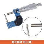 Micromtre a tte de couteau avec tte de tambour, jauge d'paisseur de paroi 0 - 25mm - type drum blue ...