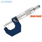 Micromtre a tte de couteau avec tte de tambour, jauge d'paisseur de paroi 0 - 25mm - type drum face ...