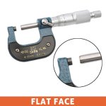 Micromtre a tte de couteau avec tte de tambour, jauge d'paisseur de paroi 0 - 25mm - type flat face ...
