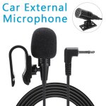 Microphone audio de voiture avec prise jack 3. 5mm, mini microphone externe filaire, st�r�o, pour sony ...
