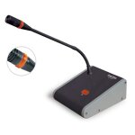 Microphone de bureau fonestar ding - dong avec tonalit�s d'avertissement et de musique pr�amplificateur, ...