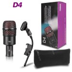 Microphone a caisse claire d6 d4 d2 i5 / tom (métal), micro cardioïde pour instrument de batterie, prise ... Microphone a caisse claire d6 d4 d2 i5 / tom (métal), micro cardioïde pour instrument de batterie, prise ...