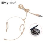 Microphone  condensateur pour sennheiser, casque d'coute, 3. 5mm, jack trs, avec cble pais, version ...