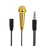 Microphone � condensateur st�r�o portable de studio, mini, 3. 5mm, ktv, karaok�, microphone audio portable ...