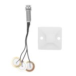 Microphone de contact pi�zo�lectrique 3 micros de transducteur avec prise d'extr�mit� pour kalimba