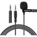 Microphone cravate a condensateur omnidirectionnel 3, 5 mm de qualité professionnelle, microphone a clipser ... Microphone cravate a condensateur omnidirectionnel 3, 5 mm de qualité professionnelle, microphone a clipser ...