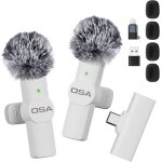 Microphone cravate sans fil usb - c pour iphone / android / pc / ordinateur portable, microphone sans ...