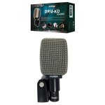Microphone dynamique drm - kd vintage micro pour percussions, amplificateur de basse, djembs, trombones, ...
