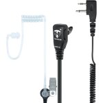 Microphone ecouteur pneumatique transparent � 2 broches midland radios �metteurs - r�cepteurs compatible ...