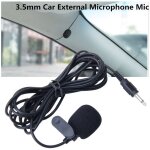 Microphone externe  clip pour voiture, 3. 5mm, 3. 5, gps, lecteur dvd, bluetooth, stro, dvd, mp5, ...