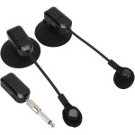 Microphone d'instrument sans fil 2, 4 g, syst�me de micro de saxophone a condensateur a rotation a 360 ...