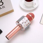 Microphone karaok� sans fil, bluetooth, micro, pour la maison, ktv, avec haut - parleur professionnel, ...