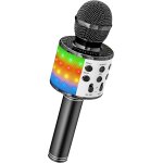 Microphone karaoké sans fil portable 4 en 1 bluetooth avec lumières led dansantes, lecteur ktv compatible ... Microphone karaoké sans fil portable 4 en 1 bluetooth avec lumières led dansantes, lecteur ktv compatible ...