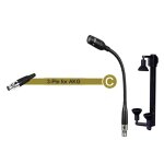 Microphone lavalier a pince pour violon, 3 broches, systme audio sans fil akg 4 broches, ensemble d'accessoir ...