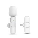 Microphone lavalier sans fil pour iphone et android, mini micro, portable, statique, audio, vid�o, diffusion ...