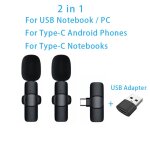 Microphone lavalier sans fil portable, audio, vido, statique, mini, iphone, android, appareil photo ...