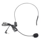 Microphone mont� sur la t�te, 3. 5mm, casque filaire noir, pour guide de enseignant, haut - parleur, ...
