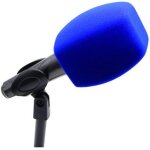 Microphone mousse pare - brise eponge mic cover pare - brise filtres anti - pop pour microphone a main ...