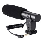 Microphone noir pour canon, pour nikon, pour sony, téléphone portable, reflex numérique Microphone noir pour canon, pour nikon, pour sony, téléphone portable, reflex numérique