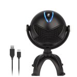 Microphone portable filaire � main en m�tal, accessoire de microphone � condensateur durable, port de ...