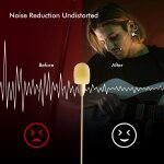 Microphone port sur la tte, crochet d'oreille unique serre - tte microphone a condensateur suspendu ...