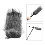 Microphone professionnel universel pare - brise en fourrure support flexible