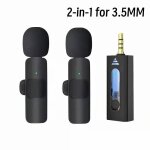 Microphone a revers lavalier sans fil 3. 5mm, micro a condensateur omnidirectionnel pour appareil photo, ... Microphone a revers lavalier sans fil 3. 5mm, micro a condensateur omnidirectionnel pour appareil photo, ...