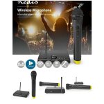 Microphone sans fil 1 microphone main sans fil sono dj r�cepteur noir