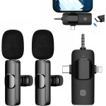 Microphones sans fil, microphone cravate sans fil pour iphone / ios / android / pc / ordinateur portable, ...